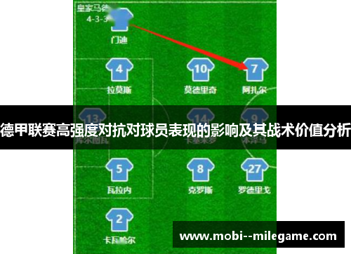 德甲联赛高强度对抗对球员表现的影响及其战术价值分析